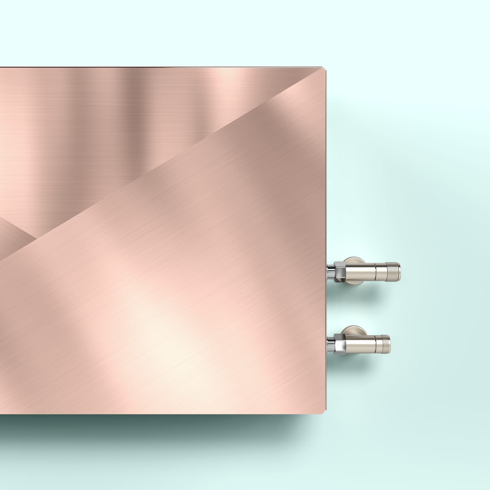 Дизайнерский радиатор из меди copperi Anisotropia Cu-фото2
